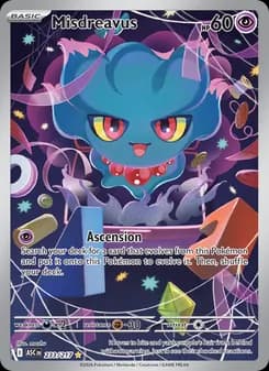 Misdreavus card in English