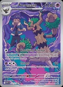 Hop's Trevenant card in English