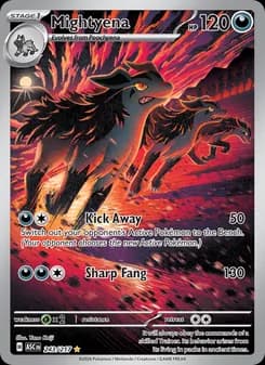 Mightyena card in English