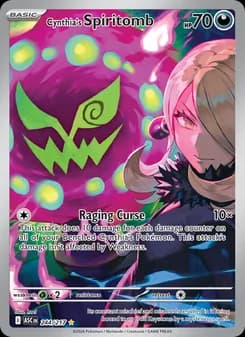 Cynthia's Spiritomb card in English