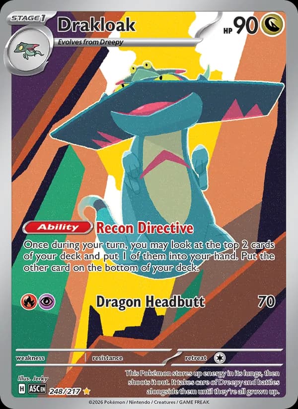 Drakloak card in English