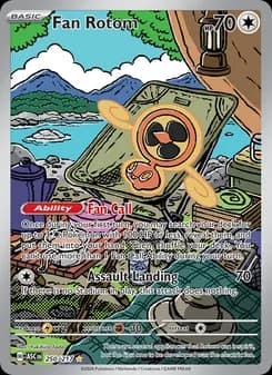Fan Rotom card in English