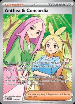 Anthea & Concordia card in English