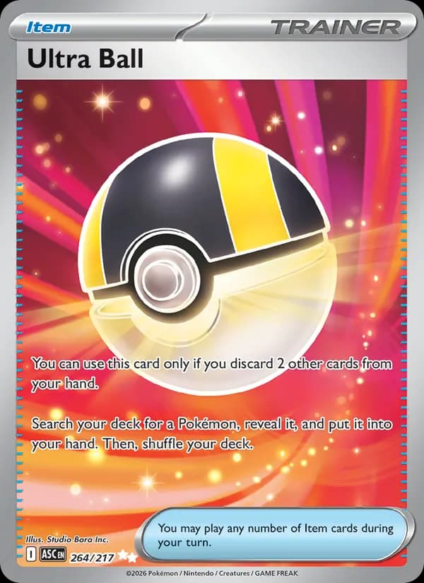 Ultra Ball card in English