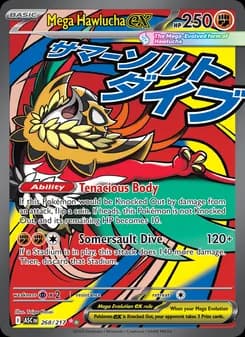 Mega Hawlucha ex card in English
