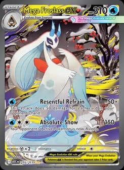Mega Froslass ex card in English
