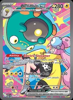 Iono's Bellibolt ex card in English