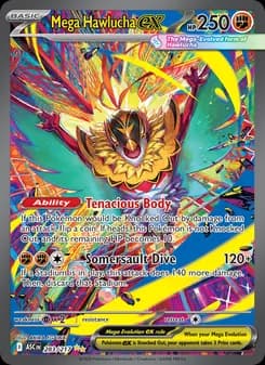 Mega Hawlucha ex card in English