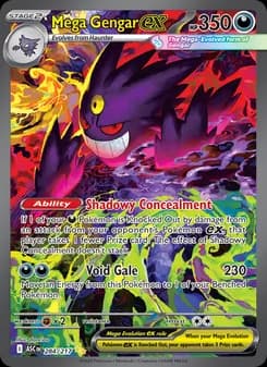Mega Gengar ex card in English