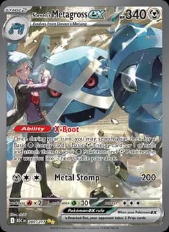 Steven's Metagross ex card in English