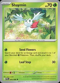 Shaymin card in English