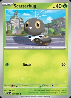 Scatterbug card in English