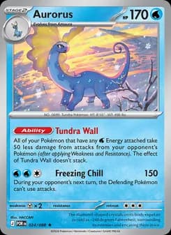 Aurorus card in English