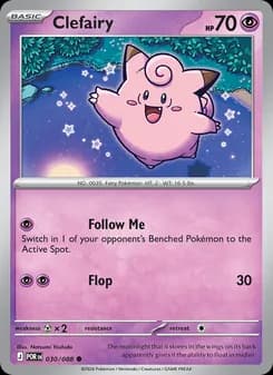 Clefairy card in English