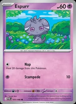 Espurr card in English