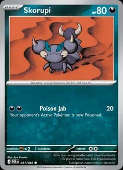 Skorupi card in English