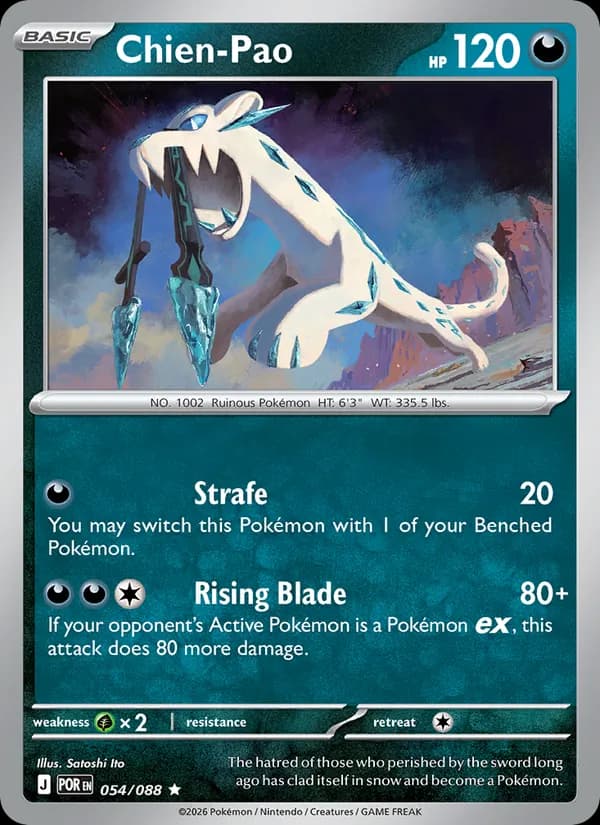 Chien-Pao card in English