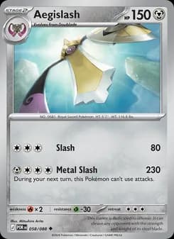Aegislash card in English