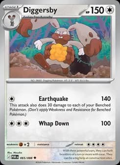 Diggersby card in English