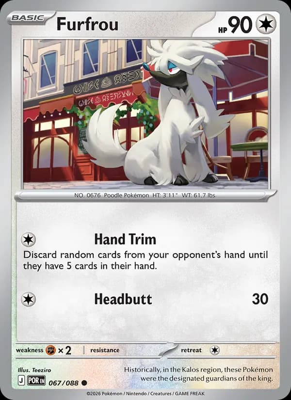 Furfrou card in English