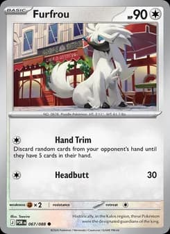 Furfrou card in English