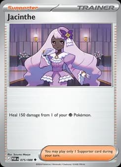 Jacinthe card in English