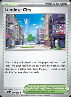 Lumiose City card in English