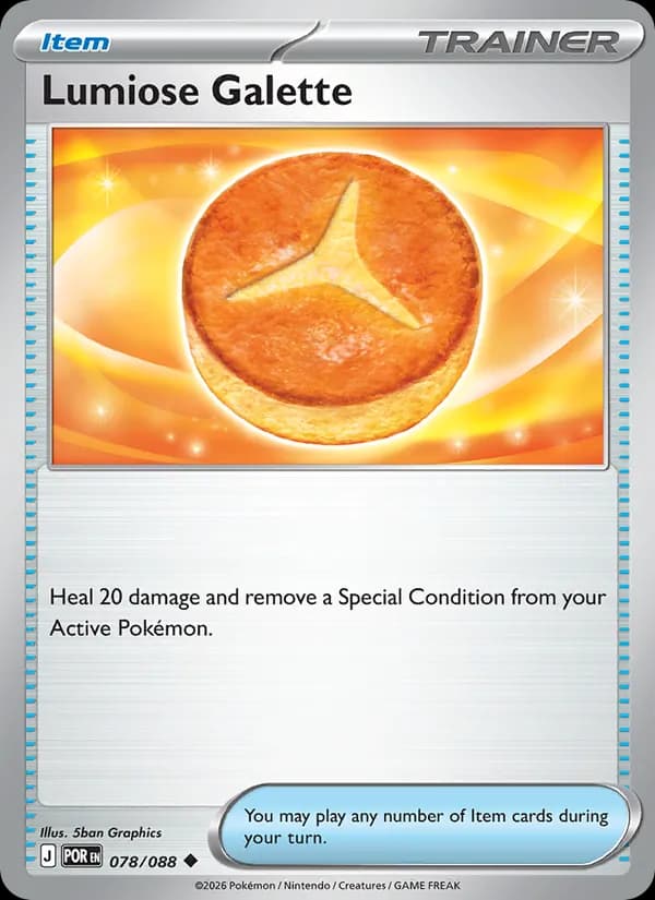 Lumiose Galette card in English