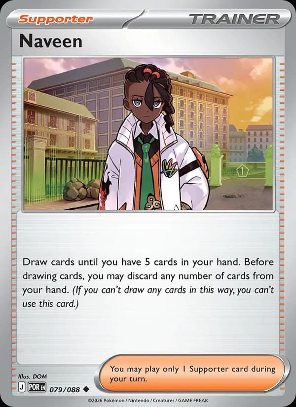 Naveen card in English