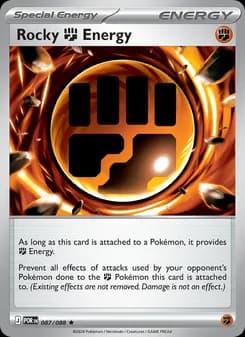 Rocky Fighting Energy card in English
