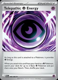 Telepathic Psychic Energy card in English