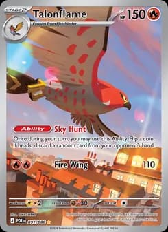 Talonflame card in English