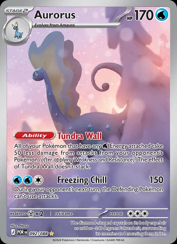 Aurorus card in English