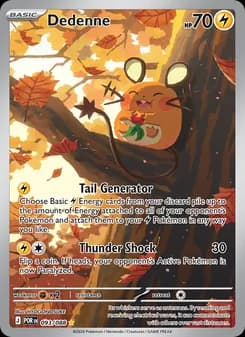 Dedenne card in English