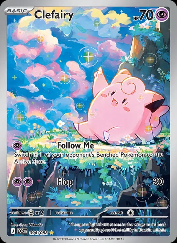 Clefairy card in English