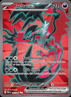 Yveltal ex card in English