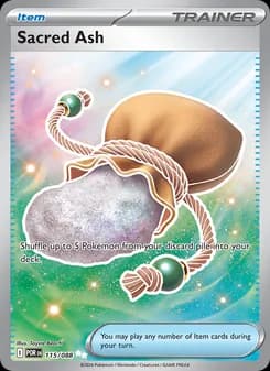Sacred Ash card in English