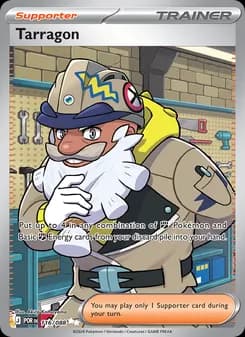 Tarragon card in English