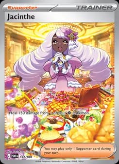 Jacinthe card in English
