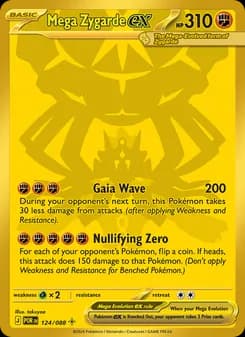 Mega Zygarde ex card in English
