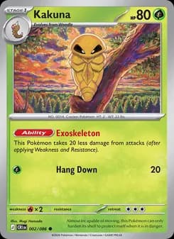 Kakuna card in English