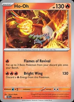 Ho-Oh card in English