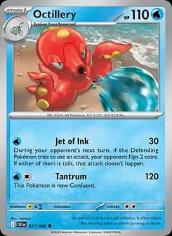 Octillery card in English