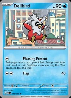 Delibird card in English