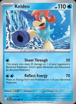 Keldeo card in English