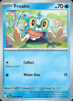 Froakie card in English