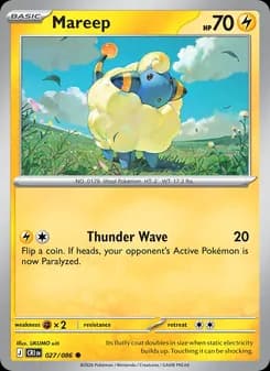Mareep card in English