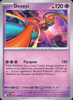 Deoxys card in English