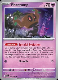 Phantump card in English