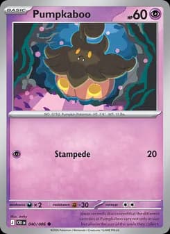Pumpkaboo card in English